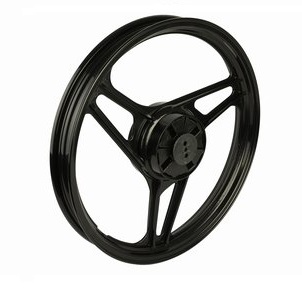 ARO DE LLANTA COMPLETO ALUMINIO TRAS. YAMAHA YBR 125 STD [W30012]